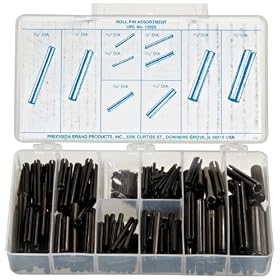 Precision Brand Roll Pin Assortment (300 pieces)