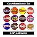 Candy Logo Buttons Pins (set #1)