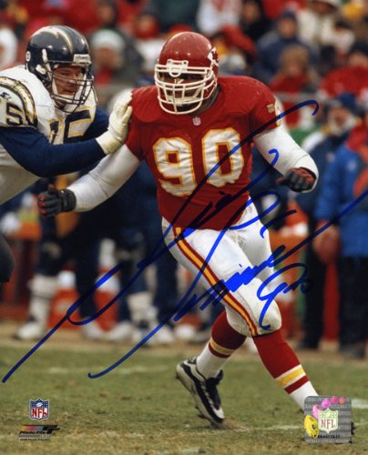 Neil Smith Autographed Photograph | Details: Kansas City Chiefs, 8x10, vs. Chargers