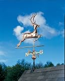 Polished Copper Deer Weathervane