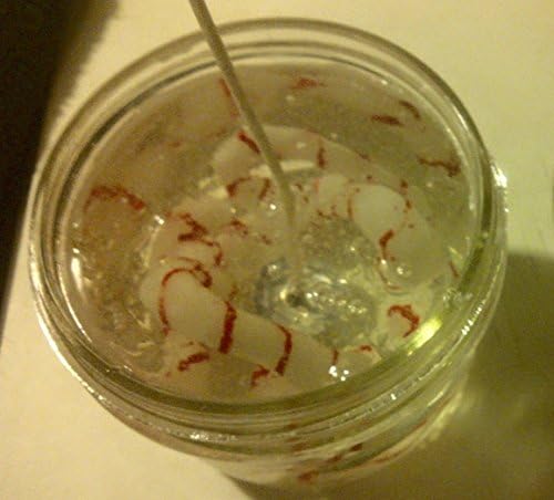 Moonfaerie Candles Candy Cane Gel Candle