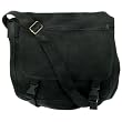 The Classic Hemp Messenger Bag - Black