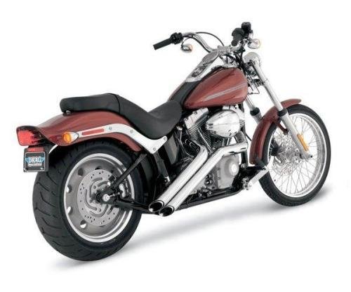 V&H SIDESHOTS EXHAUST H-D SOFTAIL CUSTOM FXSTC