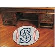 Seattle Mariners MLB "Baseball" Round Floor Mat (29")