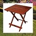 BELARDO MINOA Beistelltisch Holz Kaffeetisch Klapptisch 50x50cm Eukalyptus FSC Tisch klappbar
