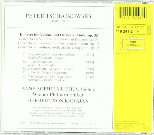 Cover image : Violin Concerto