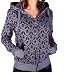 Skull & Crossbones with Birds Grey Hoodie - Size M