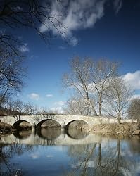 Antietam Battlefield's Burnside Bridge, Sharpsburg, Maryland - Singular Photographic Print by Carol M. Highsmith