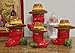 Chili Pepper 4pc Deluxe Canister Set