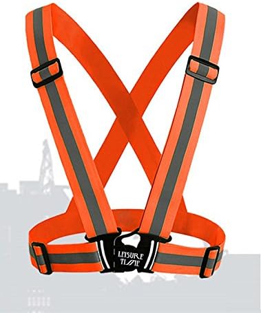 Momoky Reflective Vest- High Visibility And Multi-Purpose Adjustable Reflective Gear Great For Nighttime Outdoor Exercise/ Working