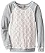 Speechless Girl's 7-16 Lace Front Thermal Top