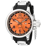 Invicta Men's Signature Collection GMT Black Rubber Watch #6611