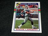 Seattle Seahawks Steve Largent Auto Signed 1989 Topps Card #4 VINTAGE K at Amazon.com