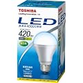 TOSHIBA E-CORE(イー・コア) LED電球(密閉器具対応・フィンレス構造・E26口金・一般電球形・白熱電球30W相当・420ルーメン・昼白色) LDA6N/3