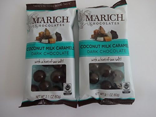 Marich Chocolates Coconut Milk Caramels (2 Pack) 2.1 oz each