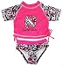 Pink Platinum Baby-Girls 12-24M Fushia Surfin USA UV Ptotection Swim Suit 2 Pc