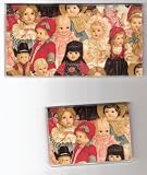 51Fa5Gx4kLL. SL160 photo 51Fa5Gx4kLL. SL160 Checkbook Cover Debit Set Made with Porcelain Dolls Fabric