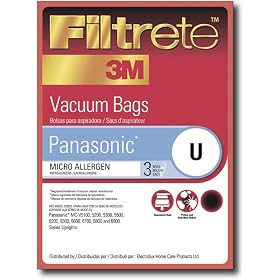 Panasonic U, U3 & U6 MicroAllergen Bag
