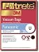 Filtrete Panasonic U/U3/U6 MicroAllergen Bags, 3 Bags Per Pack