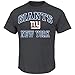 NFL Heart & Soul New York Giants Basic Tee, Charcoal Hearther, Large, Large