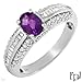 FPJ White Gold 0.73 CTW Amethyst and 0.52 CTW title=