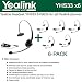 Yealink [6-Pack] YHS33 Headset with Enhanced Noise Canceling (YHS33-6)