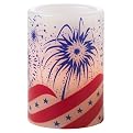 America Flameless Candle - White (4")