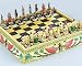 Egyptian Chess Set Game with Storage Game Board Image