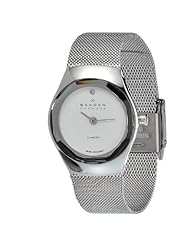 Skagen Womens 432SSSS Quartz Stainless Steel Silver Dial Watch