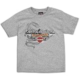 Harley Davidson Motorcycle Screen Tee - Big Kids
