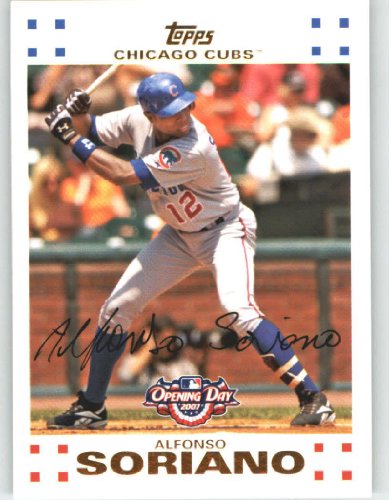 2007 Topps Opening Day #61 Alfonso Soriano - Washington Nationals (Baseball Cards)