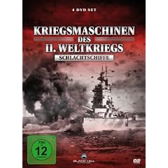 Kriegsmaschinen des Zweiten Weltkriegs - Schlachtschiffe (4 Discs)