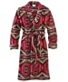 Woolrich Women's Berber Brushed Fleece and Pile Robe, BARN RED (Red), Size M