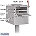 4350SLV Mail Chest, Silver