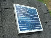 Solar Panel w/ Attic Fan Model 4