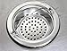 2pcs Stainless-Steel Kitchen Sink Strainer - Large Wide Rim 4.3