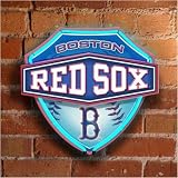 MLB Neon Shield Wall Lamp Team: Boston Red Sox