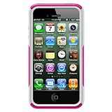 Otterbox Commuter Series Hybrid Case for iPhone 4 & 4S  - Retail Packaging - AVON Hot Pink/White
