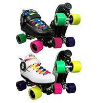 Hot Sale GT50 Confetti Rainbow Zoom Quad Roller Derby Speed Skates