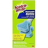 Scotch-Brite Disposable Toilet Scrubber Refills, 10 Refills per Box, ( Pack of 6 )