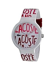 Lacoste Unisex Goa Silicone Red Pink White Watch #2020053