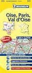 Carte DEPARTEMENTS Oise, Paris, Val-d...