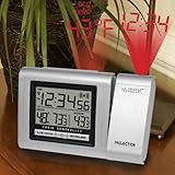 La Crosse Technology WT-5120U Projection Alarm Clock with Outdoor Temperature