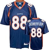Tony Scheffler Jersey: Reebok Navy Replica #88 Denver Broncos Jersey - XX-Large