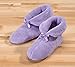 Women's Plush Chenille Slippers, Large, Lavender