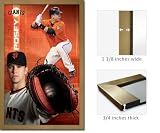 Gold Framed San Francisco Giants Buster Posey Poster 5713