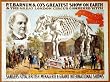Circus Poster P.T. Barnum Elephant Skeleton Photograph - Beautiful 16"x20" Photographic Print from the Library of Congress Collection