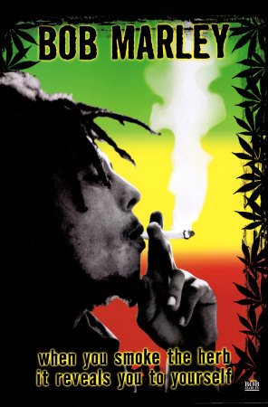 Bob Marley - Smoke the Herb Man! Best Seller Poster Print, 22x34