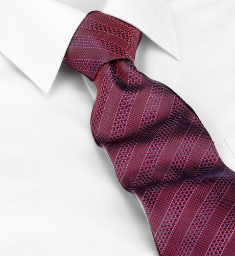 Luxury Geometric Pattern Stripe Tie
