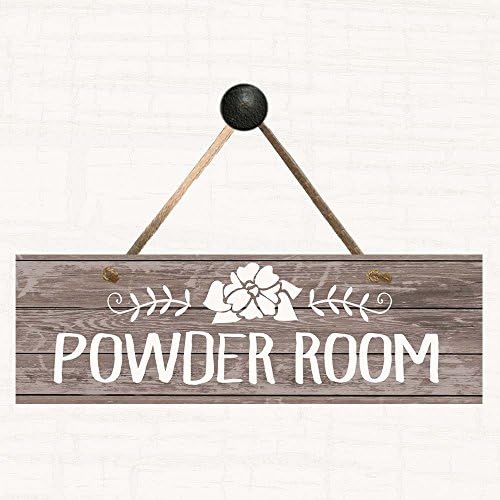 Powder Room Sign
